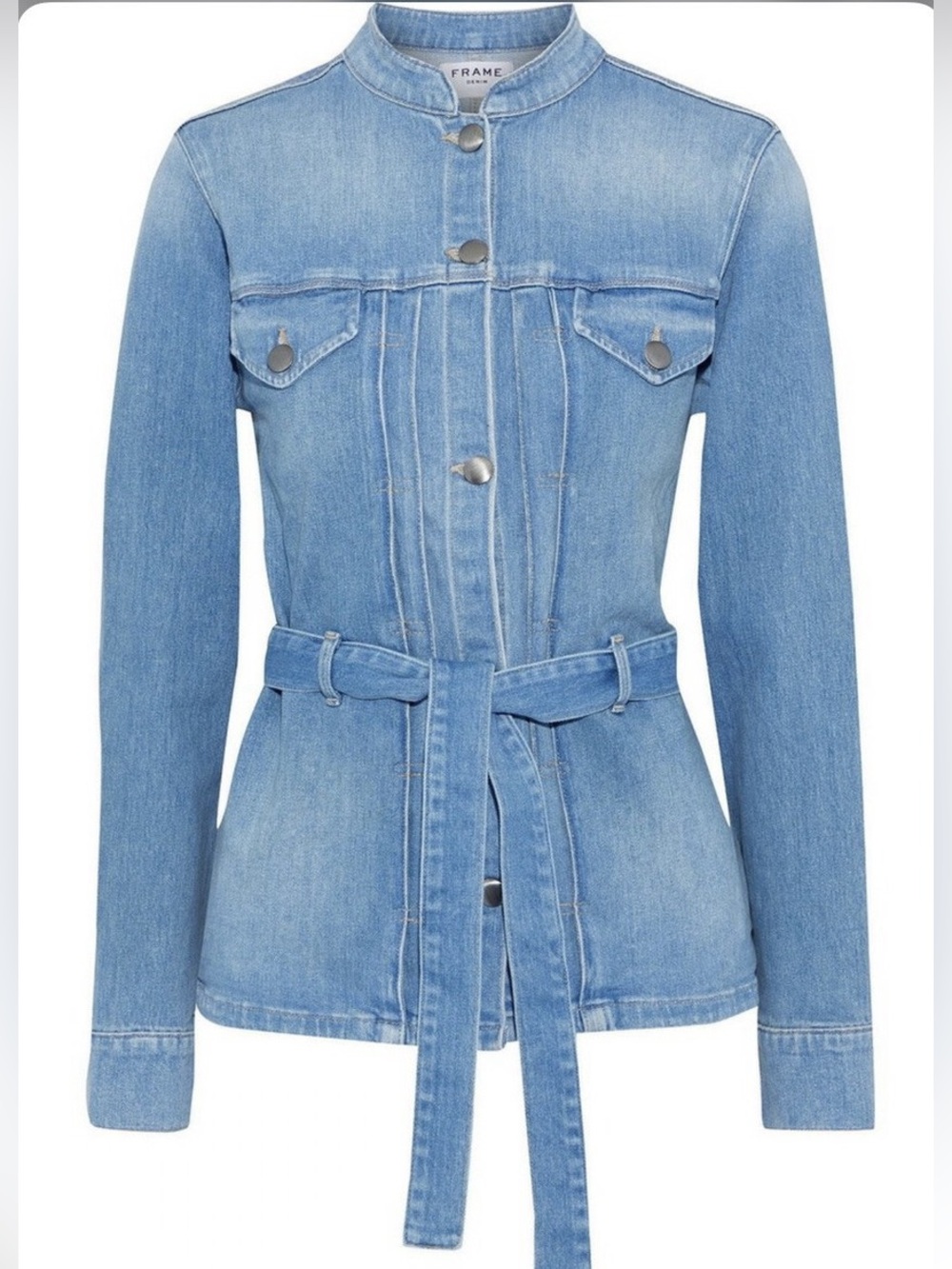 FRAME Le Slender Denim Jacket - Bales